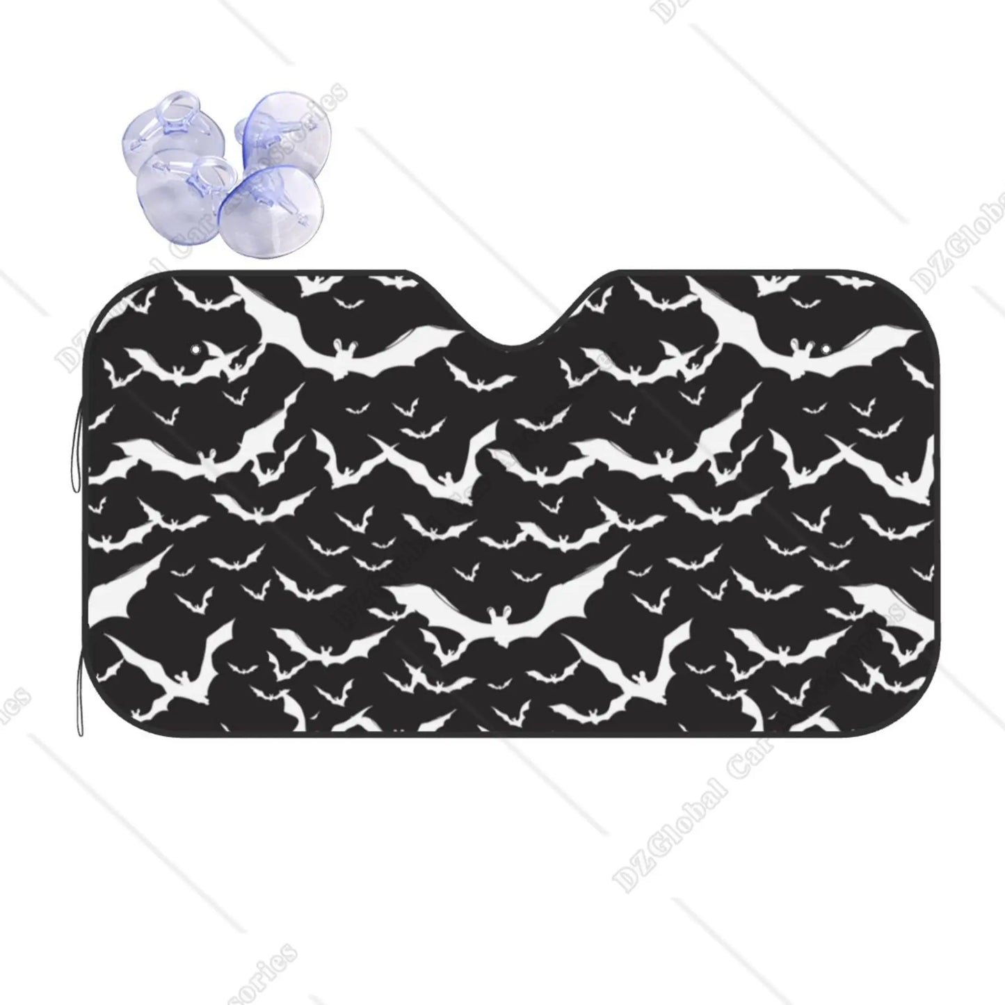 Eclipse of Bats Windshield Sunshade